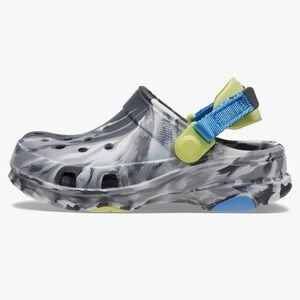 Crocs Unisex-Child All-Terrain Marbled Clog Size 7
